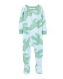 Macacão pijama infantil cactos azul |