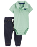 Conjunto longo bebê 2 peças avião multicor |